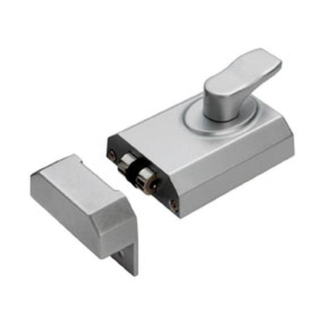 Eurospec Locks & Latches Satin Chrome / 60mm / Roller Bolt Nightlatch Eurospec - Contract Rim Cylinder Rollerbolt Rim Cylinder Rollerbolt 60mm - Satin Chrome
