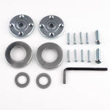Eurospec Door Furniture Polished Stainless Steel Eurospec - CSL Rose Pack - Bright Stainless Steel