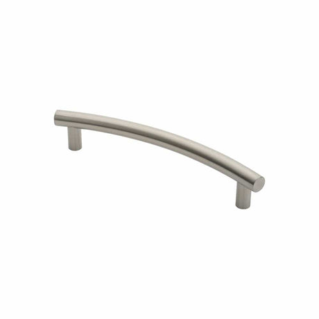 Eurospec Door Furniture Satin Stainless Steel / Pull Handles (Bolt Through) Eurospec - Curved T Pull Handle - Satin Stainless Steel