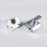 Eurospec Locks & Latches Satin Chrome / 40mm / Deadlocking Nightlatch Eurospec - Deadlocking Rim Cylinder Nightlatch 40mm - Satin Chrome