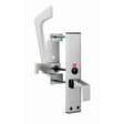 Eurospec Door Furniture Polished Anodised Aluminium / No / Easy Turn & Release Eurospec - Disabled Toilet Handle Set PAA - Polished Anodised Aluminium
