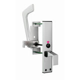 Eurospec Door Furniture Polished Anodised Aluminium / No / Easy Turn & Release Eurospec - Disabled Toilet Handle Set PAA - Polished Anodised Aluminium