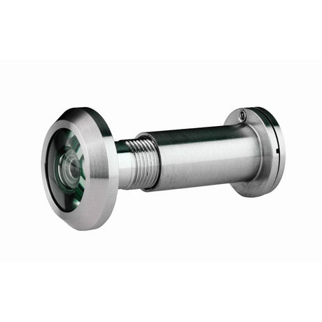 Eurospec Door Furniture Satin Stainless Steel / Door Viewers Eurospec - Door Viewer 180 degree with crystal lens - Satin Stainless Steel
