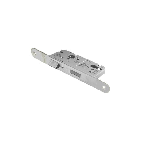 Eurospec Locks & Latches Satin Stainless Steel / DIN Euro Sash Lock Eurospec - Easi-T Din Euro Profile Sashlock Radius - Satin Stainless Steel