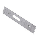 Eurospec Locks & Latches Satin Stainless Steel / Fixing Packs Eurospec - Easi T Forend Strike & Fixing Pack To Suit Euro Profile BS Cylinder D