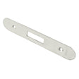 Eurospec Locks & Latches Polished Stainless Steel / Fixing Packs Eurospec - Easi T Forend Strikes & Fixing Pack Deadlocks - Radius Forend - Brigh