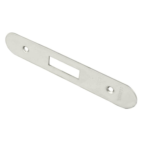 Eurospec Locks & Latches Polished Stainless Steel / Fixing Packs Eurospec - Easi T Forend Strikes & Fixing Pack Deadlocks - Radius Forend - Brigh