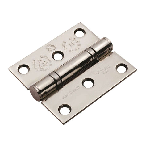 Eurospec Hinges Polished Stainless Steel / Ball Bearing Hinges / 3" (76mm) Eurospec - Enduro Grade 11 Ball Bearing Hinge 76 x 66mm - BSS