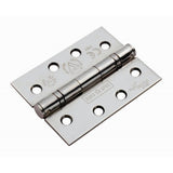 Eurospec Hinges Polished Stainless Steel / Ball Bearing Hinges / 4" x (102mm) Eurospec - Enduro Grade 13 Ball Bearing Hinge - BSS