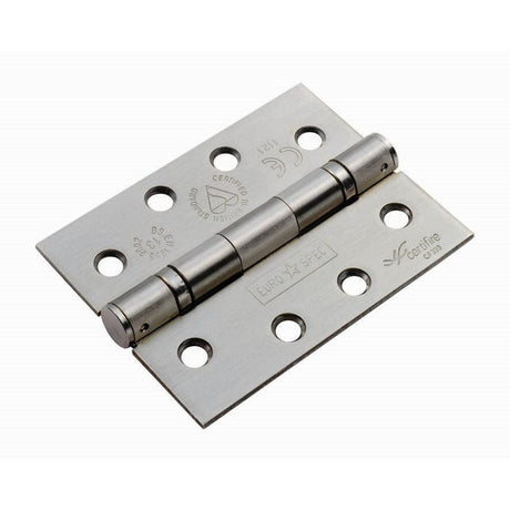 Eurospec Hinges Satin Stainless Steel / Ball Bearing Hinges / 4" x (102mm) Eurospec - Enduro Grade 13 Ball Bearing Hinge - SSS