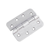 Eurospec Hinges Satin Stainless Steel / Ball Bearing Hinges / 4" x (102mm) Eurospec - Enduro Grade 13 Ball Bearing Hospital Tip Hinge Radius - SSS