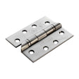 Eurospec Hinges Satin Stainless Steel / Ball Bearing Hinges / 4" x (102mm) Eurospec - Enduro Grade 13 Ball Bearing Hospital Tip Hinge Square - SSS