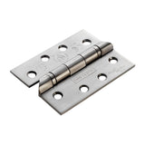 Eurospec Hinges Satin Stainless Steel / Ball Bearing Hinges / 4" x (102mm) Eurospec - Enduro Grade 13 Ball Bearing Hospital Tip Hinge Square - SSS