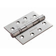 Eurospec Hinges Satin Stainless Steel / Ball Bearing Hinges / 4" x (102mm) Eurospec - Enduro Grade 13 Ball Bearing P Hinge (Pack of 3) 102 x 76mm - SSS