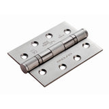 Eurospec Hinges Satin Stainless Steel / Ball Bearing Hinges / 4" x (102mm) Eurospec - Enduro Grade 13 Ball Bearing P Hinge (Pack of 3) 102 x 76mm - SSS