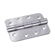 Eurospec Hinges Polished Stainless Steel / Ball Bearing Hinges / 4" x (102mm) Eurospec - Enduro Grade 13 Ball Bearing P Hinge Radius 102 x 76mm - BSS