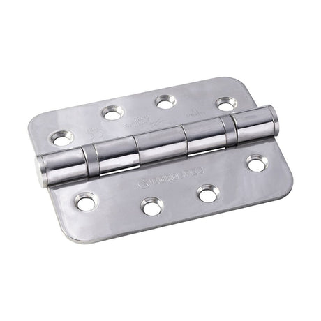 Eurospec Hinges Polished Stainless Steel / Ball Bearing Hinges / 4" x (102mm) Eurospec - Enduro Grade 13 Ball Bearing P Hinge Radius 102 x 76mm - BSS