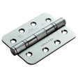 Eurospec Hinges Satin Stainless Steel / Ball Bearing Hinges / 4" x (102mm) Eurospec - Enduro Grade 13 Ball Bearing P Hinge Radius 102 x 76mm - SSS