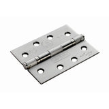 Eurospec Hinges Satin Stainless Steel / Ball Bearing Hinges / 4" x (102mm) Eurospec - Enduro Grade 13 Slim Knuckle Hinge 102 x 76mm - SSS