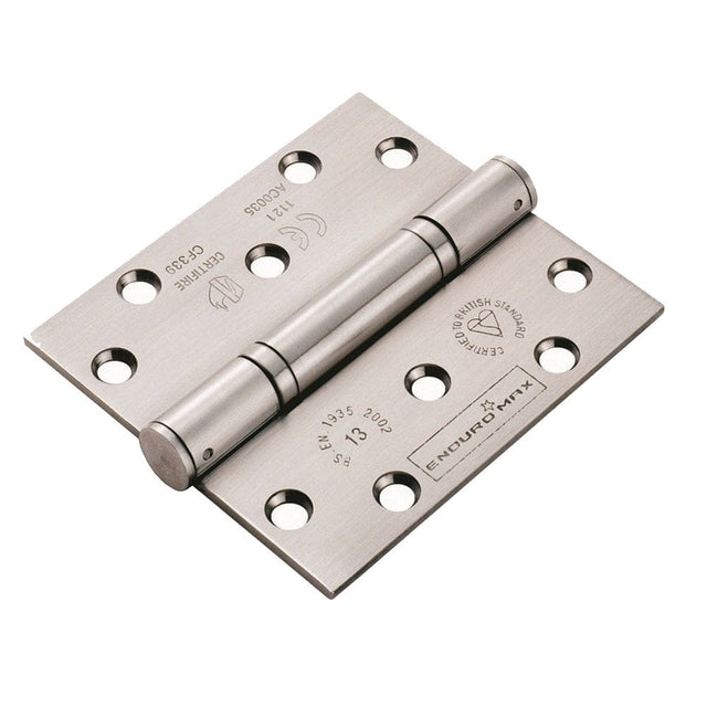 Eurospec Hinges Satin Stainless Steel / Ball Bearing Hinges / 4" x (102mm) Eurospec - Enduromax Grade 13 Thrust Bearing Hinge - SSS