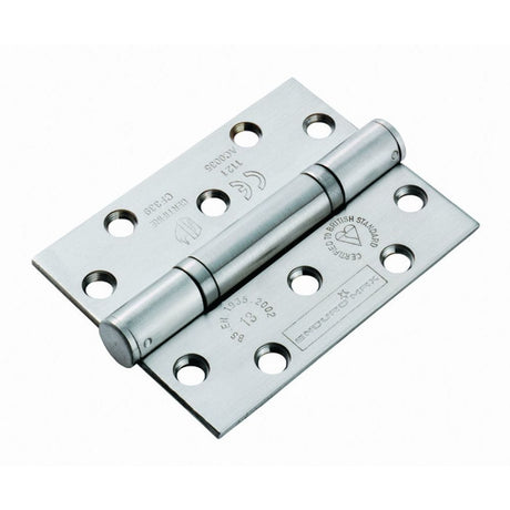 Eurospec Hinges Satin Stainless Steel / Ball Bearing Hinges / 4" x (102mm) Eurospec - Enduromax Grade 13 Thrust Bearing Hinge - SSS