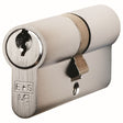 Eurospec Locks & Latches Satin Chrome / 35 x 35mm / Euro Double Cylinders Eurospec - Euro Double Cylinder - Satin Chrome