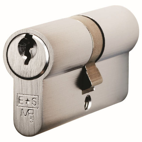 Eurospec Locks & Latches Satin Chrome / 35 x 35mm / Euro Double Cylinders Eurospec - Euro Double Cylinder - Satin Chrome