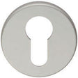 Eurospec Door Furniture Satin Anodised Aluminium / Euro Profile Escutcheons Eurospec - Euro Profile Escutcheon - Satin Anodised Aluminium