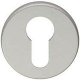 Eurospec Door Furniture Satin Anodised Aluminium / Euro Profile Escutcheons Eurospec - Euro Profile Escutcheon - Satin Anodised Aluminium