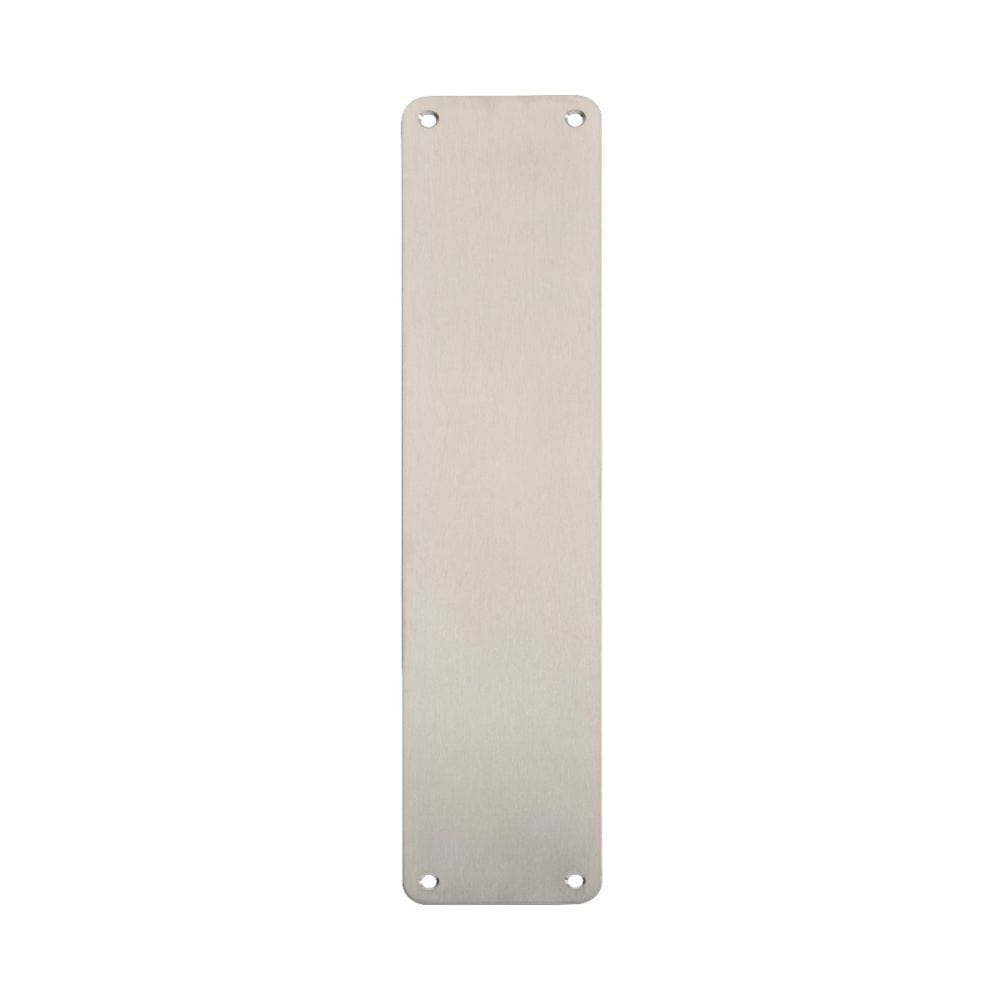 Eurospec Door Furniture Satin Stainless Steel / Finger Plates / 350 x 75mm Eurospec - Finger Plate Plain 350 x 75mm - SSS