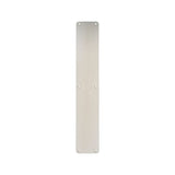 Eurospec Door Furniture Satin Stainless Steel / Finger Plates / 500 x 75mm Eurospec - Finger Plate Plain 500 x 75mm - SSS