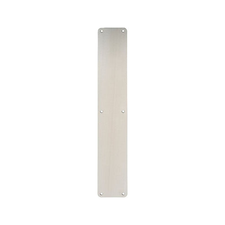 Eurospec Door Furniture Satin Stainless Steel / Finger Plates / 500 x 75mm Eurospec - Finger Plate Plain 500 x 75mm - SSS