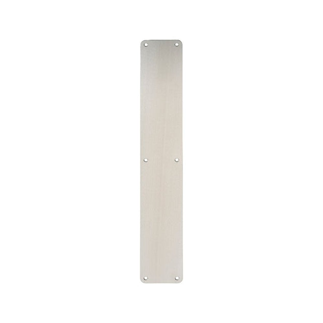 Eurospec Door Furniture Satin Stainless Steel / Finger Plates / 500 x 75mm Eurospec - Finger Plate Plain 500 x 75mm - SSS