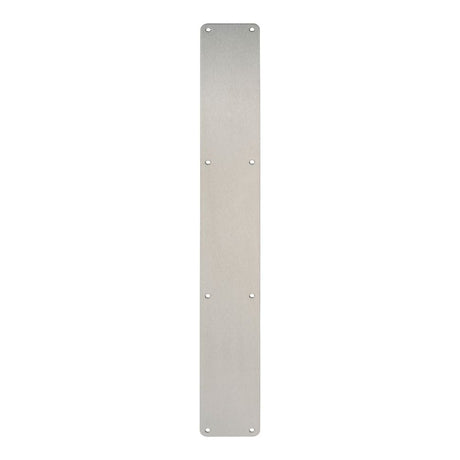 Eurospec Door Furniture Satin Stainless Steel / Finger Plates / 650 x 75mm Eurospec - Finger Plate Plain 650 x 75mm - SSS