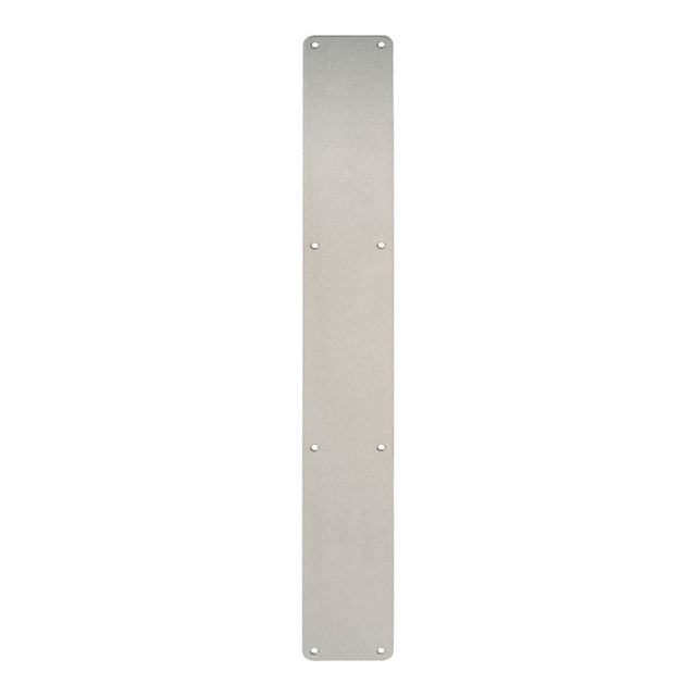 Eurospec Door Furniture Satin Stainless Steel / Finger Plates / 650 x 75mm Eurospec - Finger Plate Plain 650 x 75mm - SSS