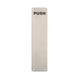Eurospec Door Furniture Satin Stainless Steel / Finger Plates / 350 x 75mm Eurospec - Finger Plate Push 350 x 75mm - SSS