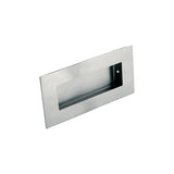 Eurospec Cabinet Hardware Satin Stainless Steel / Flush Handle / Rectangular Eurospec - Flush Pull - Satin Stainless Steel