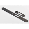 Eurospec Locks & Latches Matt Black / DIN Accessory Pack Eurospec - Forend Strike and Fixing Pack to suit Din Euro Deadlock (Security) Ra