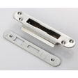 Eurospec Locks & Latches Bright Stainless Steel / Fixing Packs Eurospec - Forend Strike & Fixing Pack To Suit BS8621 Cylinder Sashlock-Bright S