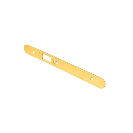 Eurospec Locks & Latches PVD / DIN Accessory Pack Eurospec - Forend Strike & Fixing Pack To Suit Din Anti Thrust Night Latch-PVD-R