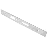 Eurospec Locks & Latches Bright Stainless Steel / DIN Accessory Pack Eurospec - Forend Strike & Fixing Pack To Suit Din Escape Lock-Bright Stainless