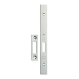 Eurospec Locks & Latches Bright Stainless Steel / DIN Accessory Pack Eurospec - Forend Strike & Fixing Pack To Suit Din Euro Deadlock-Bright Stainles