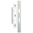Eurospec Locks & Latches Bright Stainless Steel / DIN Accessory Pack Eurospec - Forend Strike & Fixing Pack To Suit Din Euro Sash/Bathroom Lock-Brigh