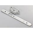 Eurospec Locks & Latches Bright Stainless Steel / DIN Accessory Pack Eurospec - Forend Strike & Fixing Pack To Suit Din Latch-Bright Stainless Steel-