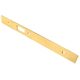 Eurospec Locks & Latches PVD / DIN Accessory Pack Eurospec - Forend Strike & Fixing Pack To Suit Din Latch-PVD-Square Forend