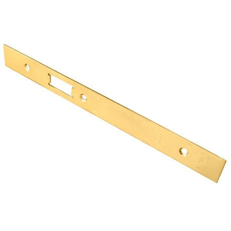 Eurospec Locks & Latches PVD / DIN Accessory Pack Eurospec - Forend Strike & Fixing Pack To Suit Din Latch-PVD-Square Forend