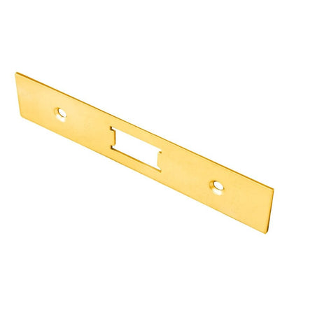 Eurospec Locks & Latches PVD / Fixing Packs Eurospec - Forend Strike & Fixing Pack To Suit Flat Latch FLL5030-PVD-Square For