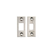 Eurospec Locks & Latches Satin Stainless Steel / Fixing Packs Eurospec - Forend Strike & Fixing Pack To Suit Heavy Duty Tubular Deadbolt-Satin