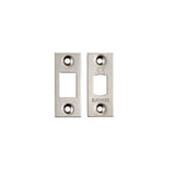 Eurospec Locks & Latches Satin Stainless Steel / Fixing Packs Eurospec - Forend Strike & Fixing Pack To Suit Heavy Duty Tubular Deadbolt-Satin