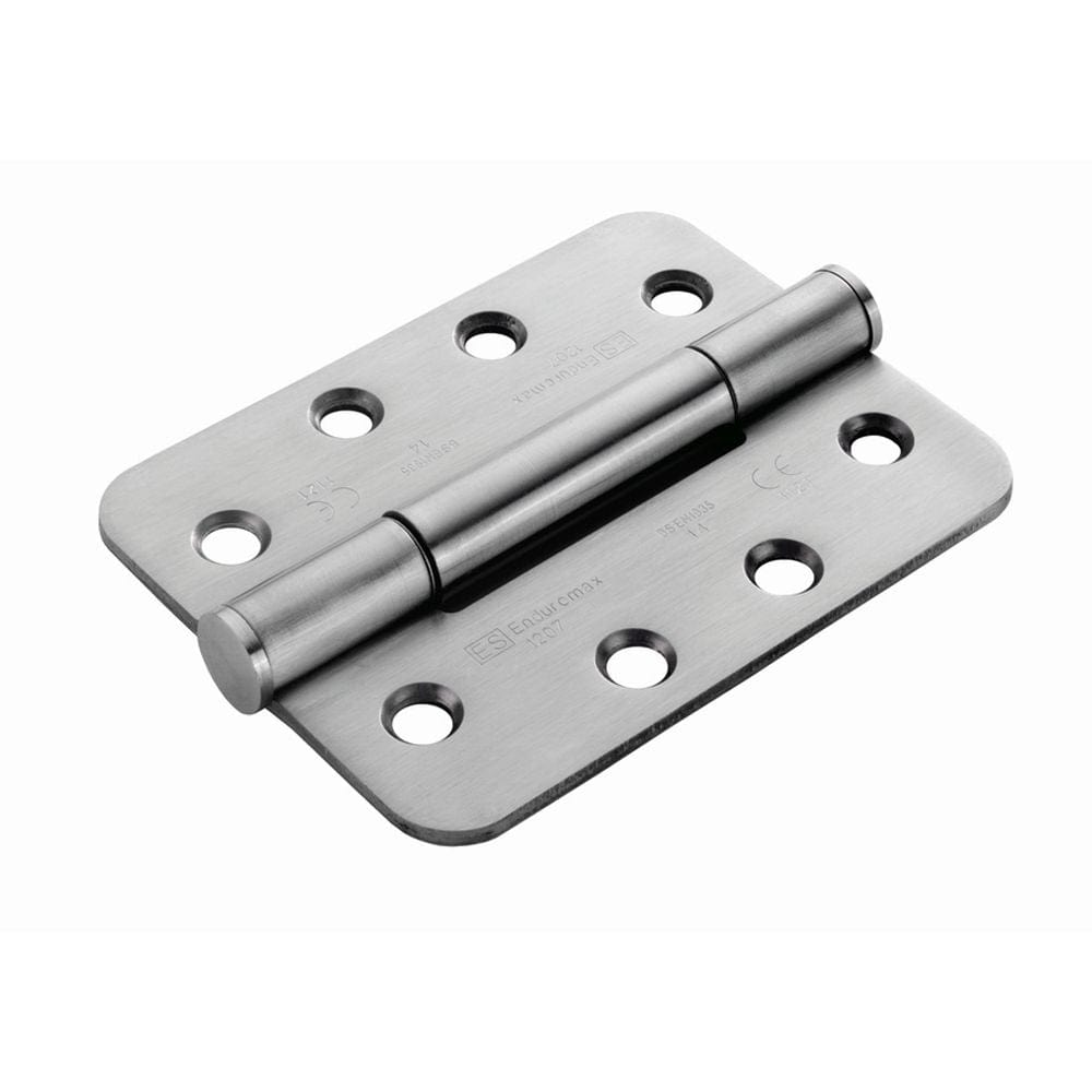 Eurospec Hinges Satin Stainless Steel / Concealed Hinges / 4" x (102mm) Eurospec - Grade 14 Concealed Bearing Triple Knuckle Hinge Radius - SSS